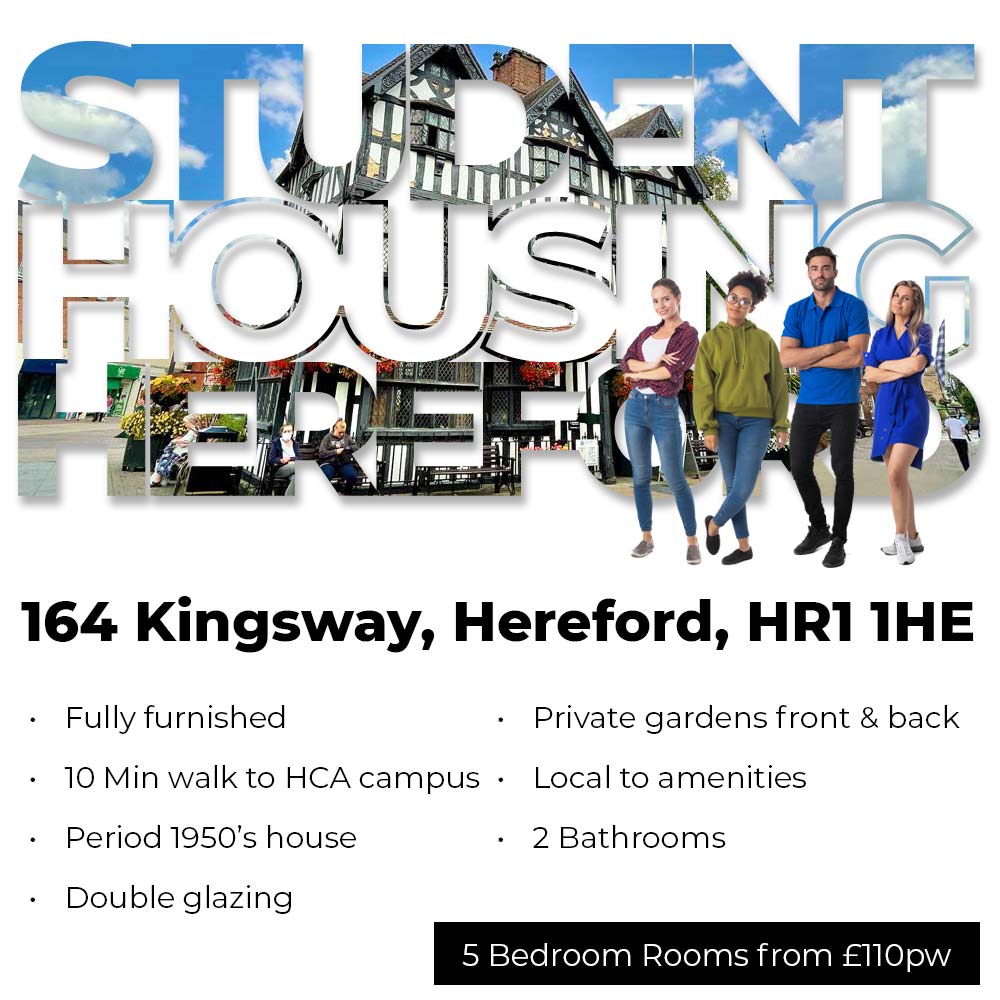 164 Kingsway, Hereford HR1 1HE - Student Housing Hereford